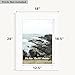 Golden State Art, Pack of 5, Pre-Cut 18x24 Picture Mats Bevel Edge 12.5x18.5 Opening for 13x19 Photos, White
