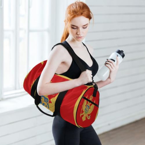 Bolsa de gimnasio con bolsillo interior y diseño redondo de Montenegro 6
