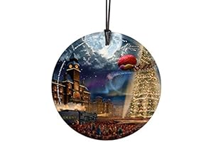 Trend Setters The Polar Express – Thomas Kinkade Starfire Prints Hanging Glass Print Accessory