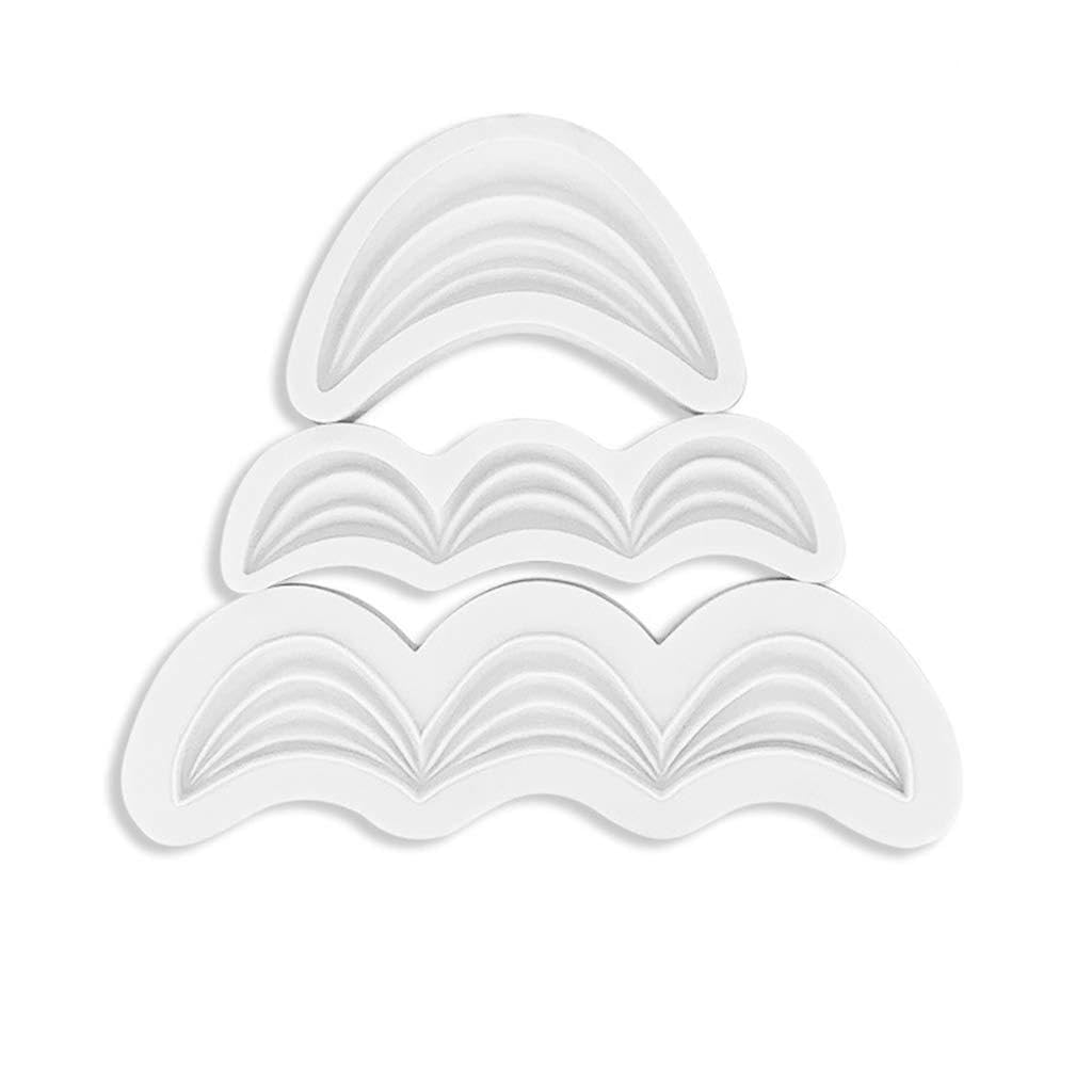 Xinsheinelry Cakes Border Decorating Tool Fondant Mold 3D Raised Grains Silicone Mold Pastries Baking for Kitchen Baking Border Molds for Cakes Fondant Chocolate Clay Craftsit