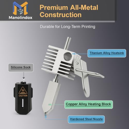 0.2+0.4+0.6MM SPARKX i7 Hotend Hardenend Steel Nozzle for Creality i7 - Image 5