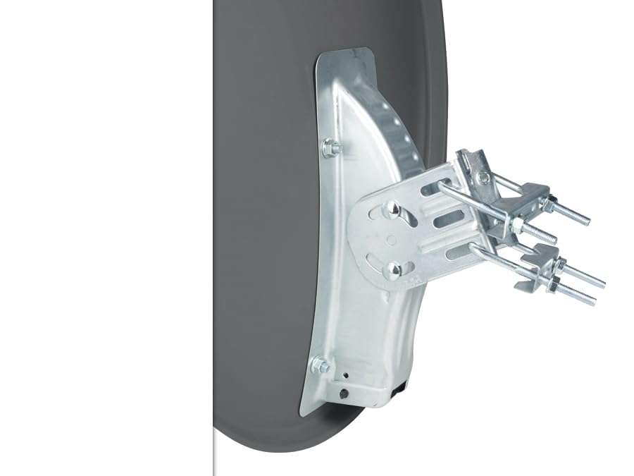 Telestar Miroir satellite en aluminium Gris 80 cm