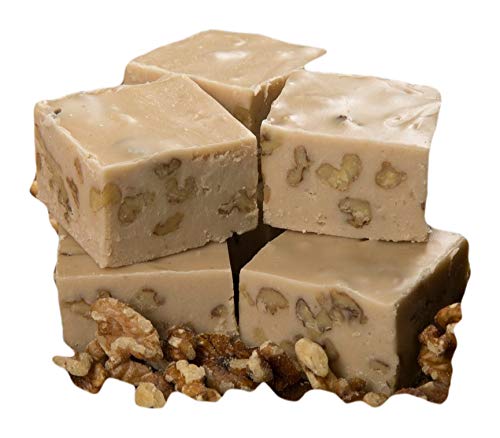 Betsy's Fancy Fudge Variety Box, 1/4 Lb Each Individually Wrapped Squares Of Chocolate, Chocolate Walnut, Peanut Butter, Maple Walnut - 1 Lb, Gluten Free Candy, Fresh Gourmet Fudge, Makes Great Gift! #TOP3