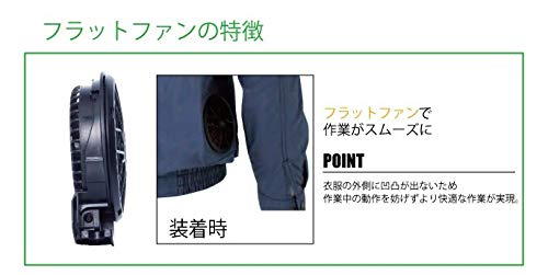 Amazon.co.jp: SUN-S(サンエス) 空調風神服専用 フラットハイパワー