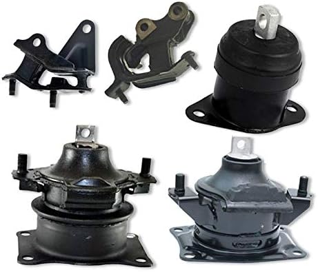 For 2003-2007 Honda Accord 2.4L MANUAL Motor & Trans Mount Set 5pcs : A4526HY A4517 A4516 A4596 A4594 - K1506