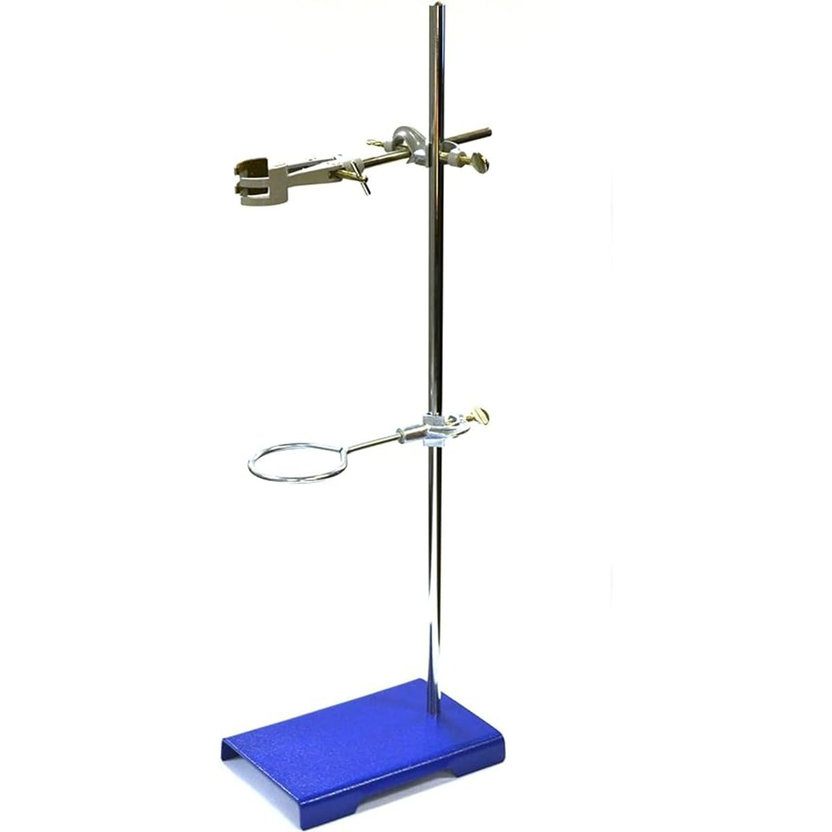 AutoJoy Club Laboratory Grade Stand Support Set Lab Stand Set with Coated Base for Fixing Labware 16 Inch Stand Rod
