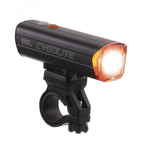 Luz de bicicleta de 1000 lúmenes para ciclismo nocturno seguro con lluvia e impermeabilidad IP67