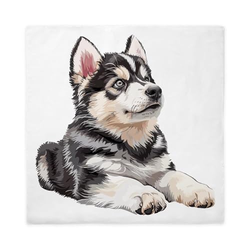 CafePress Alaskan Malamute Puppy Queen Duvet Cover, Printed Comforter Cover, Unique Bedding