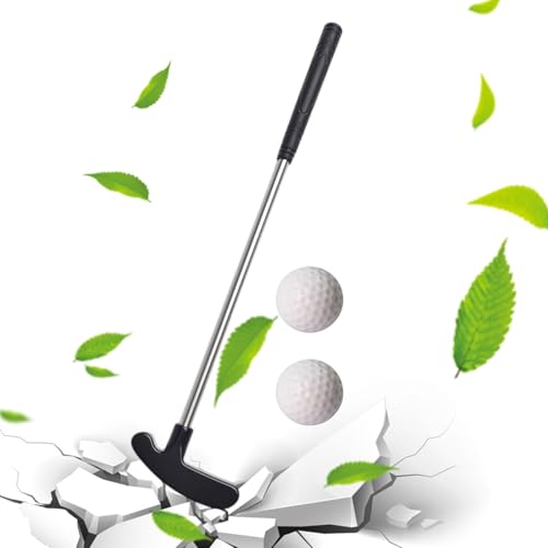 Clubes De Golf En Miniatura: Putter De Golf De Cuchillas De 2 Vías, De Acero Inoxidable Liviano | Herramienta Ergonómica De De Mano De Mano TPR, Equipo De A Prueba De Óxido para Sala De