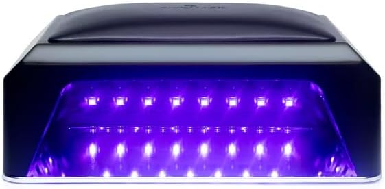 PINK MASK ProLuminance UV LED Nail Lamp 72W - Professional Curing Lamp with LumiCore™ Technology- Removable Eco-Leather Hand Rest - Detachable Pedicure Base