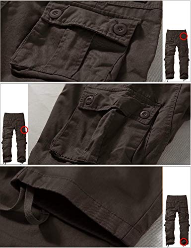 Match Men's Wild Cargo Pants(Dark Khaki,40) #TOP5