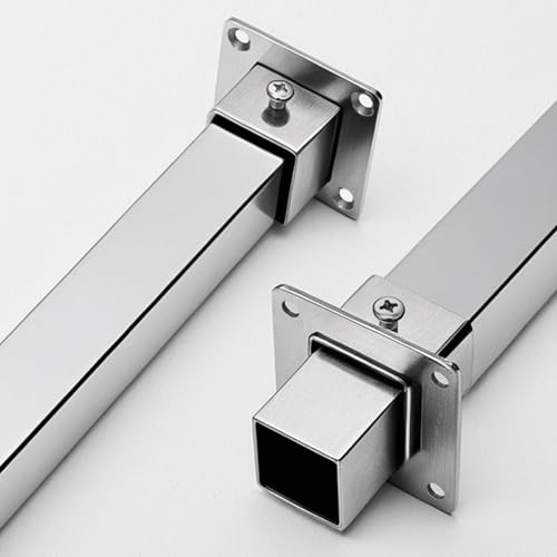 Tringle de placard réglable avec base de tuyau à conceptions résistantes - 8