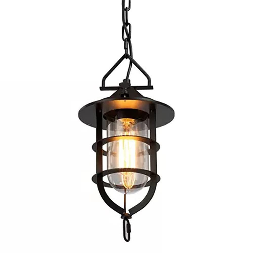 Lámpara colgante E27 de hierro vintage para decoración de techos en tiendas y peluquerías