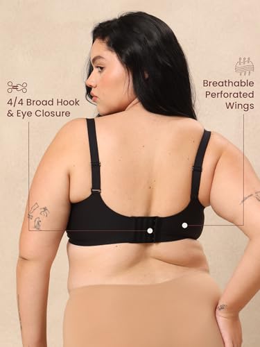 Image of Krvvy T-Shirt Bra for Women | Medium Coverage | Padded & Molded Cups for Flawless Silhouette | Seamless & Comfortable Fit | for Cup Sizes A, B, C