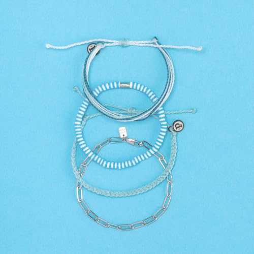 Pura Vida Bracelet Santorini Bracelet Stack, 4 Stackable Bracelets for Women2