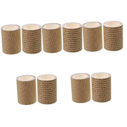 Ruban adhésif kraft NUOBESTY 10 rouleaux pour scrapbooking et DIY