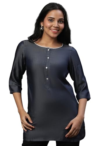 Image of Aurelia Embroidered Short Kurti for Women