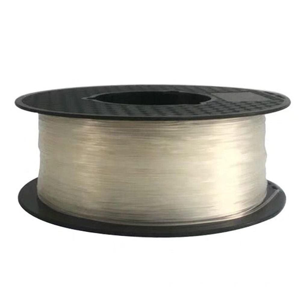 TPU 72D Filament, 1,75 mm, flexibles Filament, 3D-Drucker-Filament, 1 kg, Maßgenauigkeit +/- 0,02 mm, Schwarz-Transparent