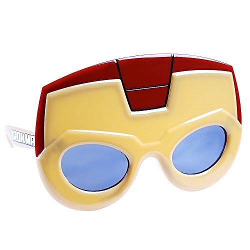 Sun-Staches Costume Sunglasses Marvel Lil' Characters Iron Man Party Favors UV400