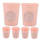 Beatifufu 6pcs Reusable Plastic Cups Bachelor Party Drinking Cups Unique for Weddings Dances and Events Sturdy and Easy to Clean