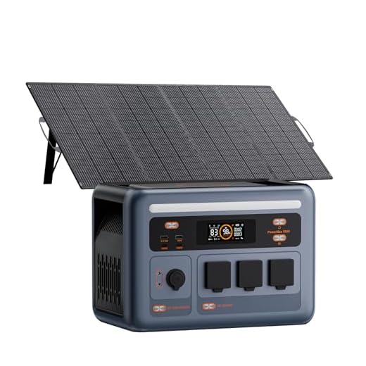 OSCAL PowerMax 1800SE Tragbare Powerstation mit 200W Solarpanel