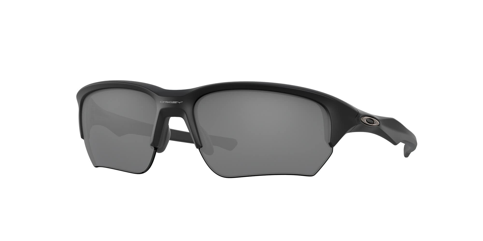 Oakley Men's Flak Beta (a) Non-Polarized Iridium Rectangular Sunglasses, Matte Black, 65.01 mm