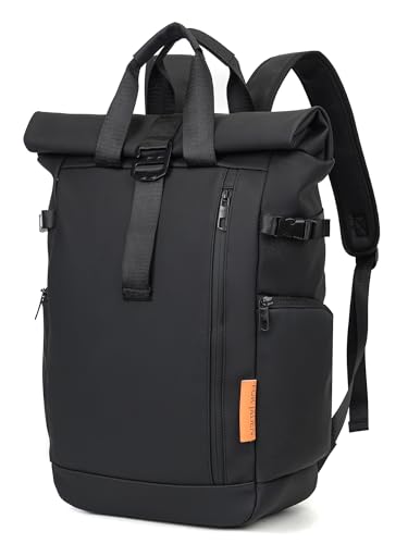 Image of FUR JADEN Vegan Leather Stylish 15.6 Inch Premium Laptop Backpack for Office & Travel