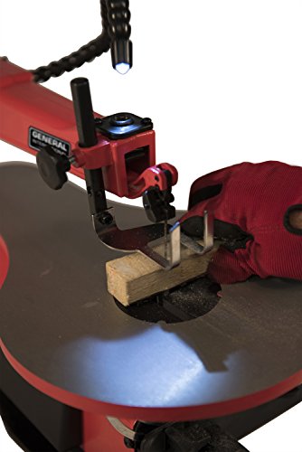 General International 16" Scroll Saw - 1.2A Variable Speed Woodworking Saw with LED Light & Flexible Shaft - BT8007 - Thumbnail 3