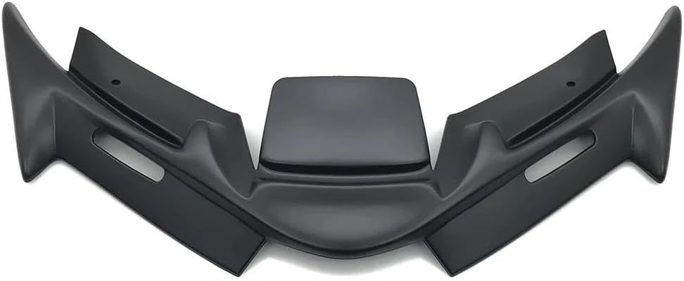 Motorcycle Front Aerodynamic Fairing Winglets Carbon Fiber Cover Protection Guard For Yzf R15 V4 For R15m 2021 2022 2023 Side Spoiler Wing(Matte black)