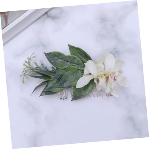 FRCOLOR Pente De Cabelo De Noiva Pente De Cabelo De Flor Pente De Cabelo Feminino Pente De Cabelo De