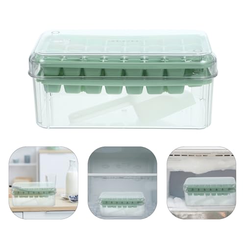 Set de cubitera doble capa verde con tapa miniatura 4