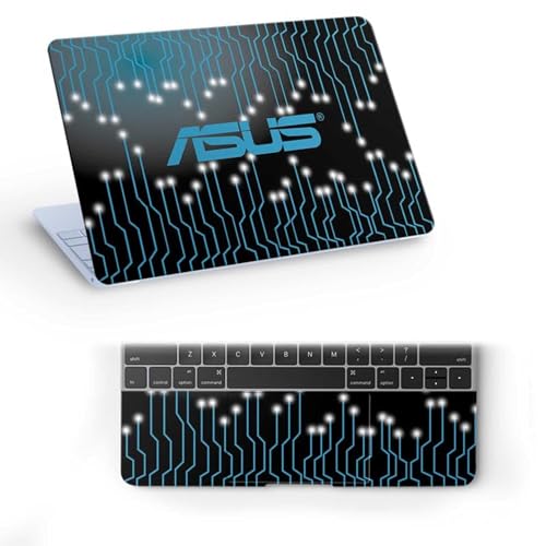 Image of Galaxsia Pattern D6 Full Vinyl Laptop Skin /Sticker /Cover for 15 to 15.6 Inches Laptops Laminated-Removable-HD Quality Compatible for Hp-Dell-Sony-Lenovo-Asus etc.(15x10 Inches)