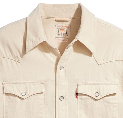 Image of Levi's Men's Solid Slim Fit Denim Shirt