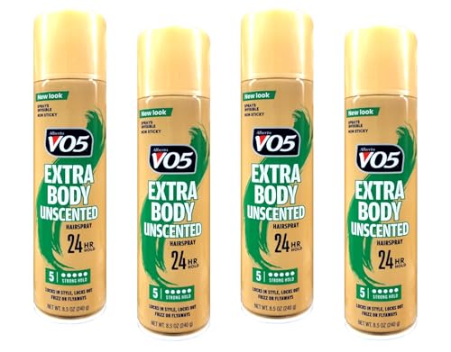 VO5 Crystal Clear Hairspray sin aroma 8.5 oz pack 4 miniatura 1