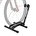 KAC Single Bicycle Storage Stand, Foldable Bike Floor Stand for 1 Bike, Fits Road, Gravel, and Mountain Bike Tires up to 2.4 Inches Wide, Steel