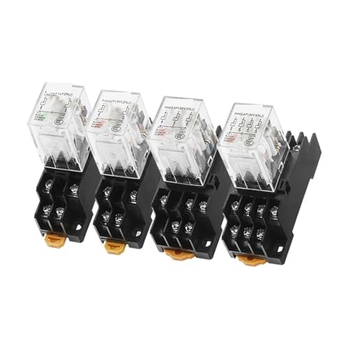 Relais intermédiaire AC 220V HH54P à contact argent pour haute conductivité