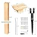 Little Library Mount Kit, No-Dig Ground Anchor, Waterproof 4x4x31.5