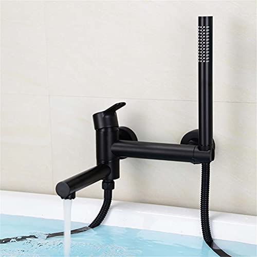 Robinet de baignoire cascade avec douchette laiton encastrable - 3