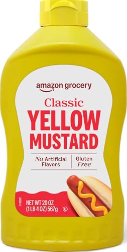 Amazon Grocery, Classic Yellow Mustard, 20 Oz...