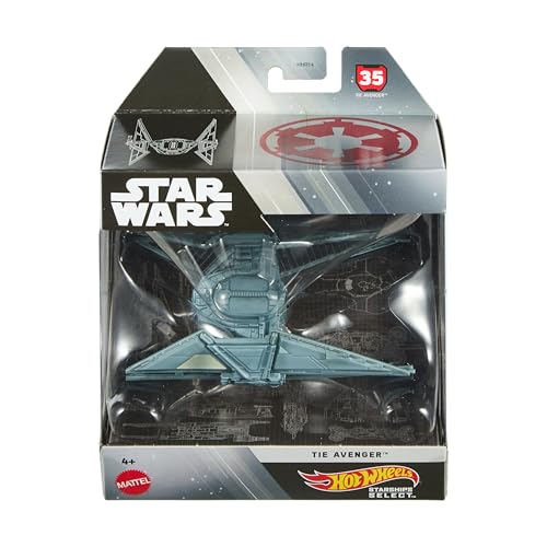 Hot Wheels Star Wars Starships Select #35 TIE Avenger - image 1
