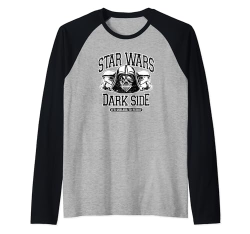 T-shirt Star Wars Darth Vader et Stormtroopers coupe raglan pour fan de la saga