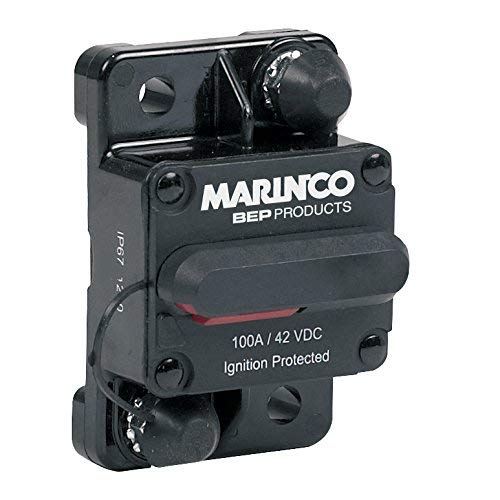 Marinco CB, 30A - HD, SWITCHABLE Reset- Surface Mount