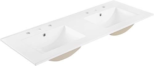 Miniatura 53 de Modway EEI-4837-WHI Cayman - Lavabo de baño de 30 pulgadas, color blanco