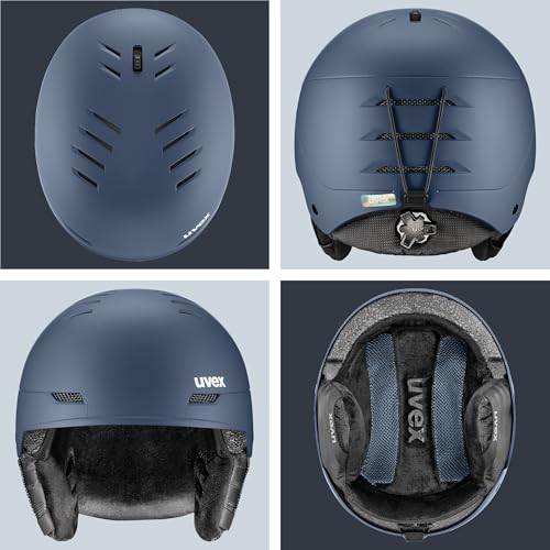 uvex Wanted, verstellbarer Ski- & Snowboardhelm mit verschließbarem Belüftungssystem für Damen &...