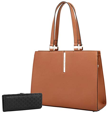 Flora & Co Paris F9521 - Bolso bandolera (tamaño grande), color camello/marrón