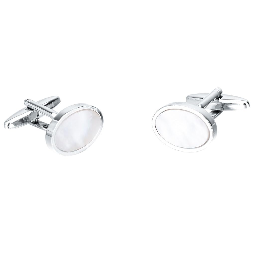 Gemelli per Camicia Francese a Conchiglia Ovale Gemelli per Donna e Uomo Accessori per Cuciture per Polsini da Lavoro Gemelli