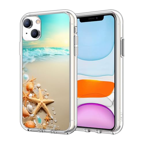 Coque iPhone 15 motif étoile de mer idéale pour vos vacances d'été et sorties à la plage