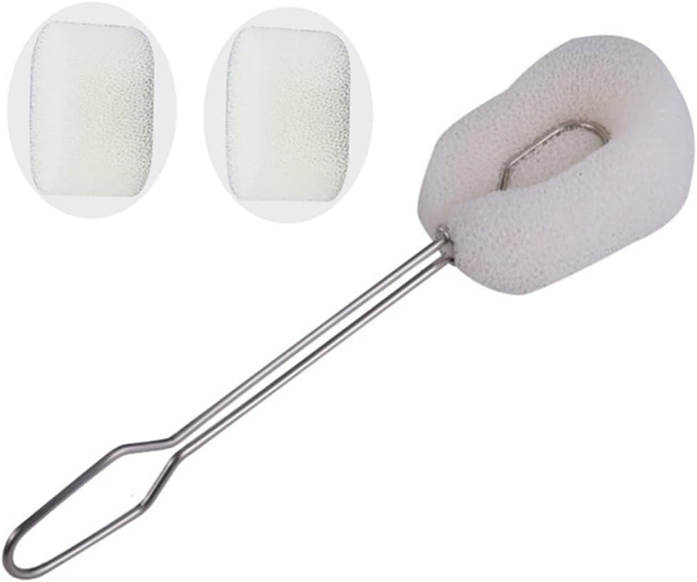 Long Handle Sponge Cup Brush Scrubber Glass Cleaner Drink Wineglass Bottle Cleaning Kitchen Tools