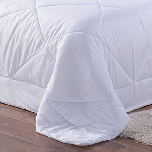 Edredon Confort Kit 6 Peças Queem e King (Branco, Queen)