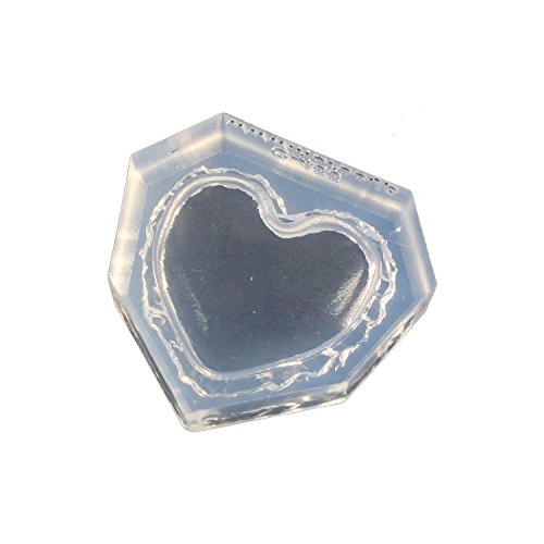 亀島商店 スイーツ レジンクラフト用 ソフトモールド マカロンハートLL 1個入 KAM-REJ-488